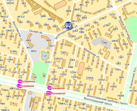 Карта проезда